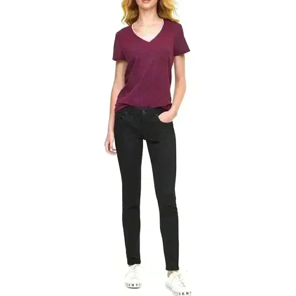 BNWT DKNY Black Bleeker Shaping Skinny Jeans Size 6